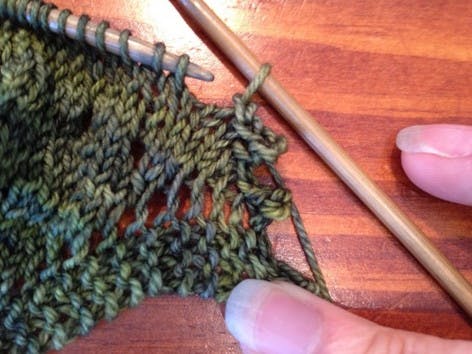 Learn how to knit the picot cast off