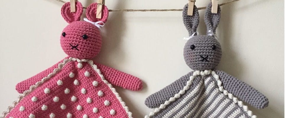 Crochet animal taggies