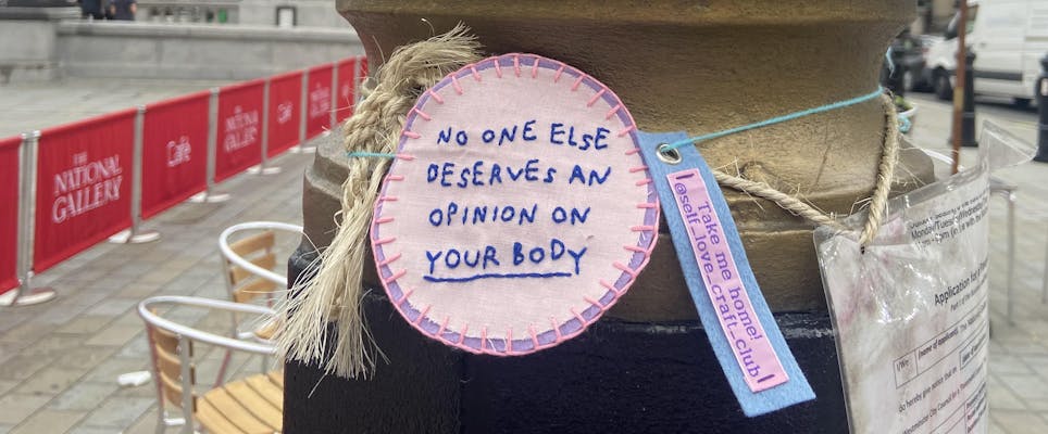 embroidery craftivism and random acts of kindness