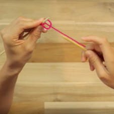how to basic cast one - transfer loop to left needle