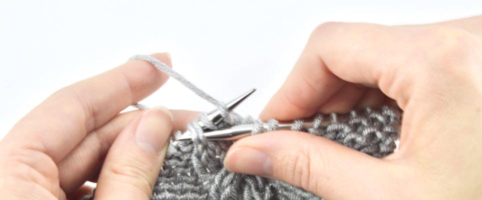 Tutorial: 1/1/1 Right Purl Twist with a Cable Needle!