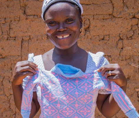 knitting for women's charities