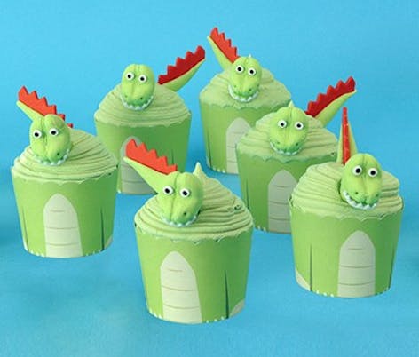 Dinosaur cupcakes