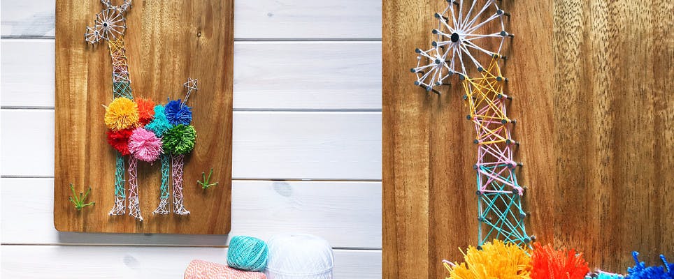 Guide to nail string art + free llama pattern!