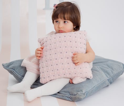 La La Cushion from Sugar pattern collection from MillaMia
