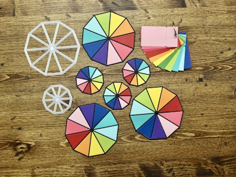 Paper craft rainbow elements - 3 ways!