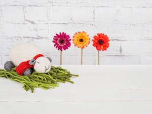 Milly The Sheep Toy - Free Knitting Pattern in MillaMia Naturally Soft Merino
