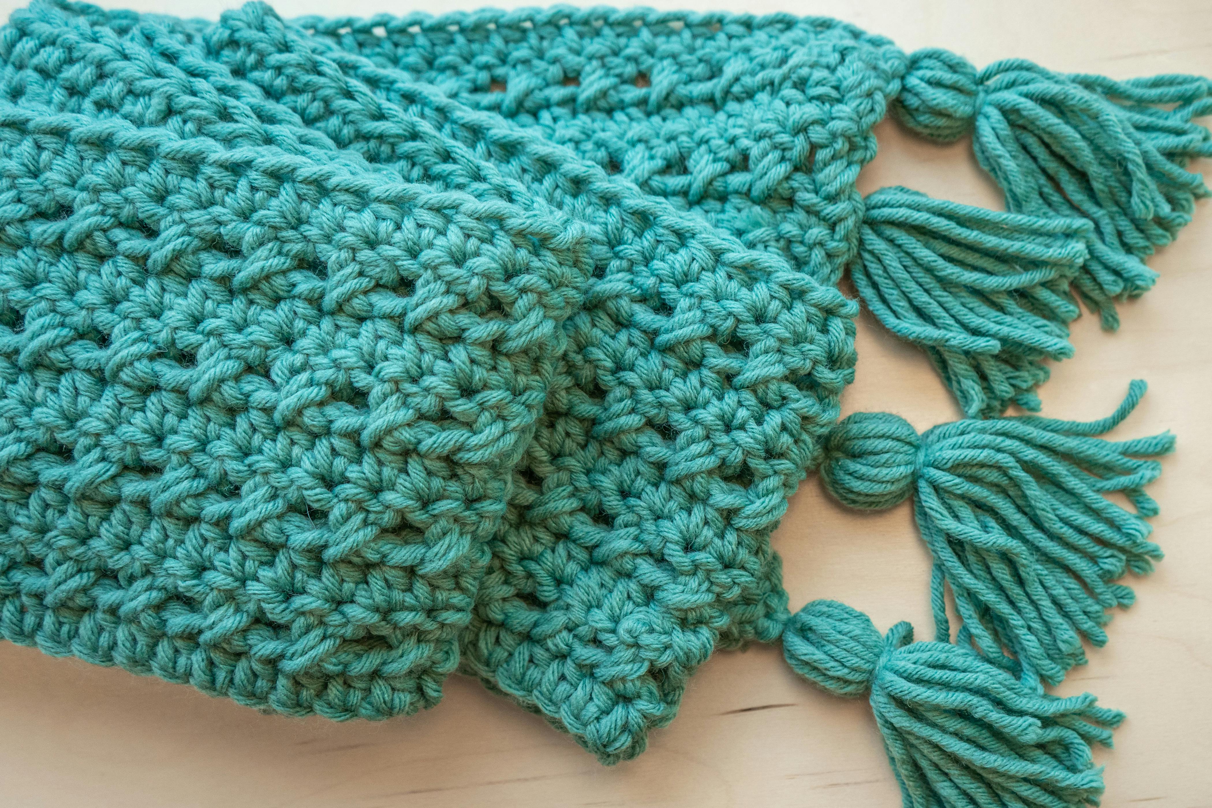 diy crochet scarf