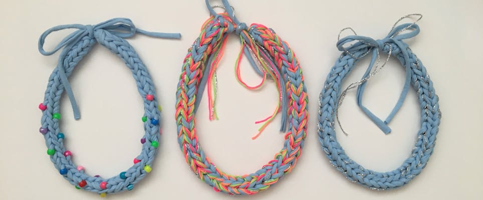 Knitted i-cord necklace tutorial!