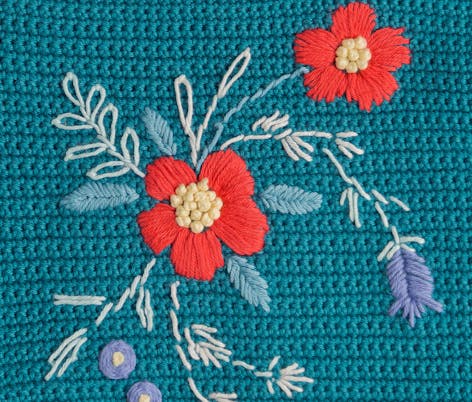 Eve cardigan embroidery