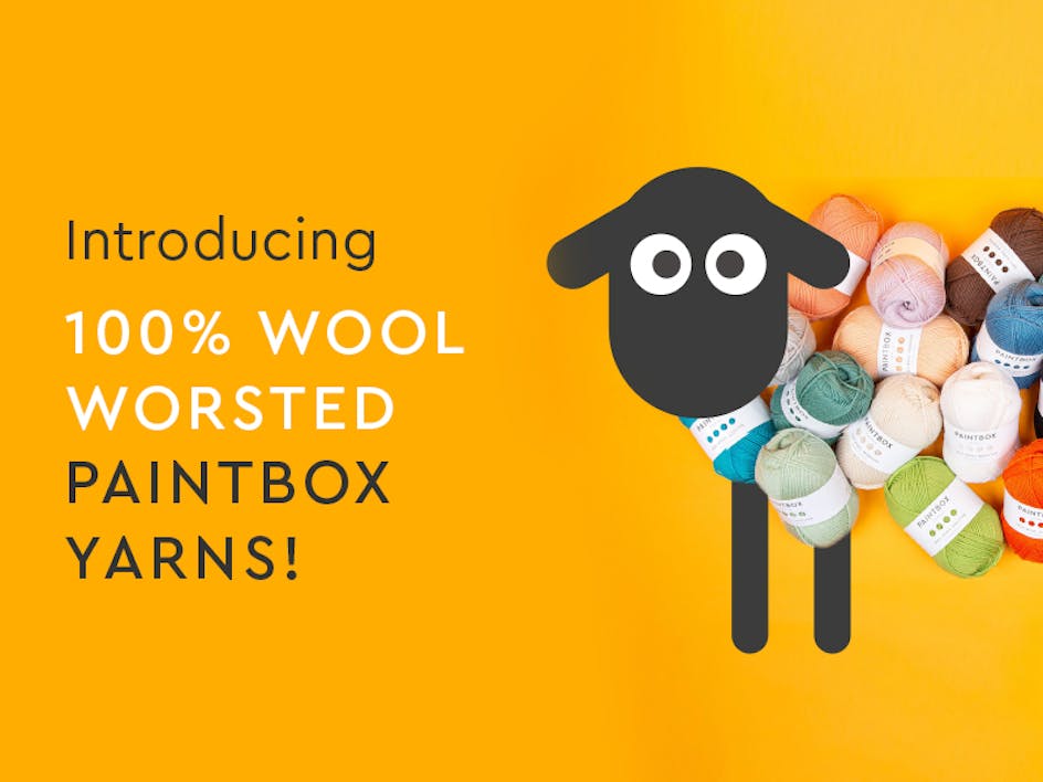 Paintbox Yarns’ New 100% Wool Worsted - ewe don't want to miss!