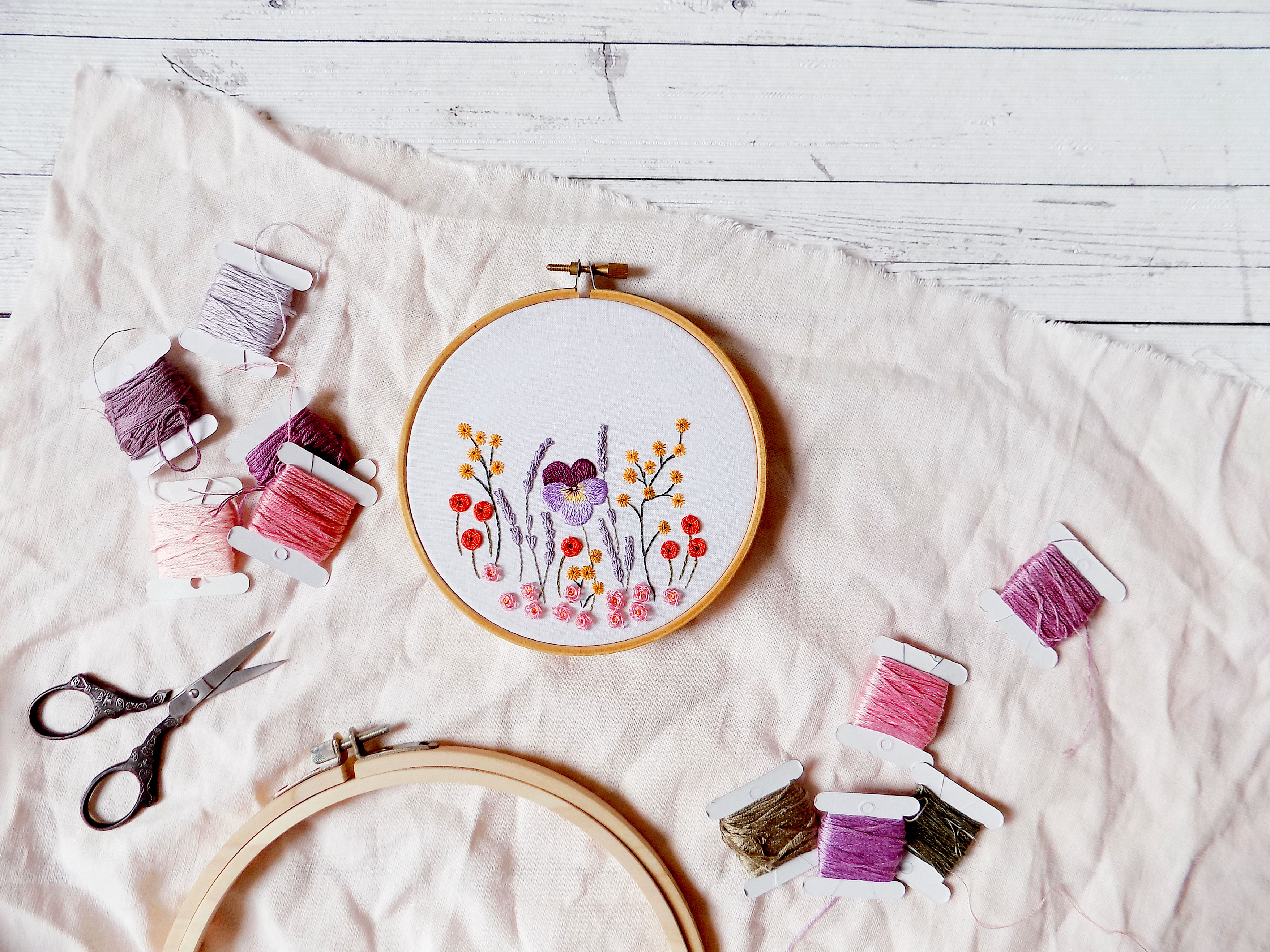 Tilly and the Buttons: How to Embroider Flowers on Your Clothing