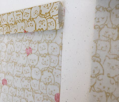 Sewing the edges of your tote.