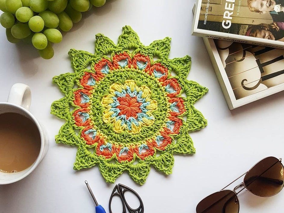 9 FREE crochet mandala patterns