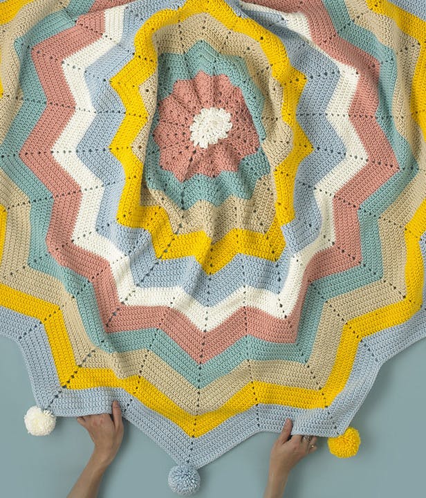 Schlaf unter den Sternen Decke aus Simply Chunky von Paintbox Yarns