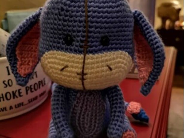 crochet cute eeyore toy