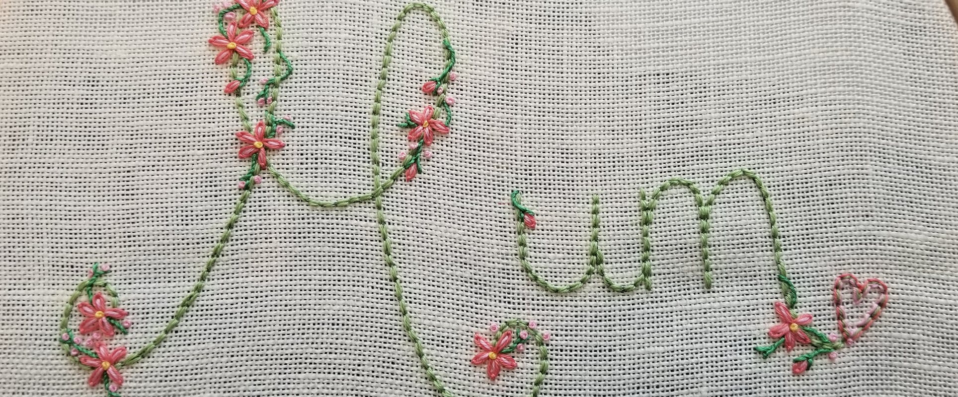 Mom Week: Make an Embroidered Journal for Mom - Design Improvised