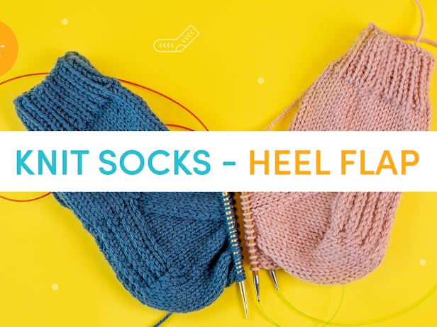 Two-Needle Flat Knit Socks Free Pattern · Crazy Hands