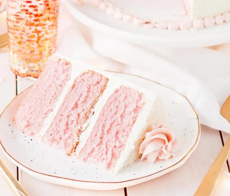 Pink champagne cake