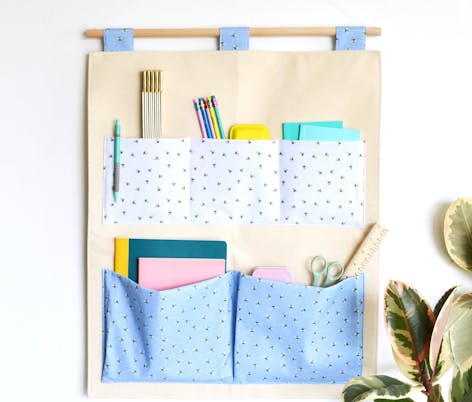 How to Sew a Simple Wall Organiser | LoveCrafts