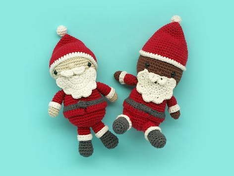 Christmas crochet craft Santa craft