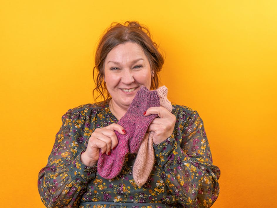 Learn how to knit a sock top down step-by-step