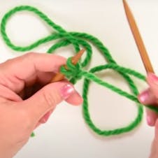 Cable cast on 4
