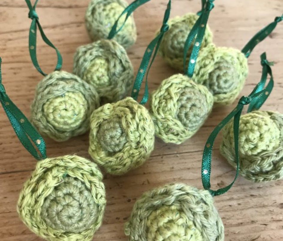 Crochet fabulously festive little sprouts LoveCrafts