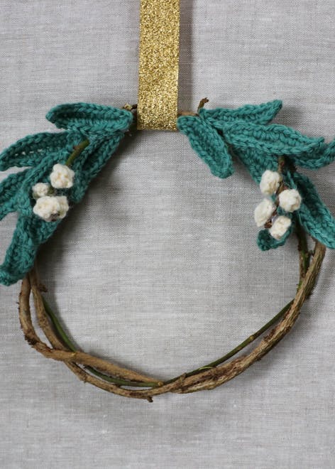 Christmas Mistletoe wreath