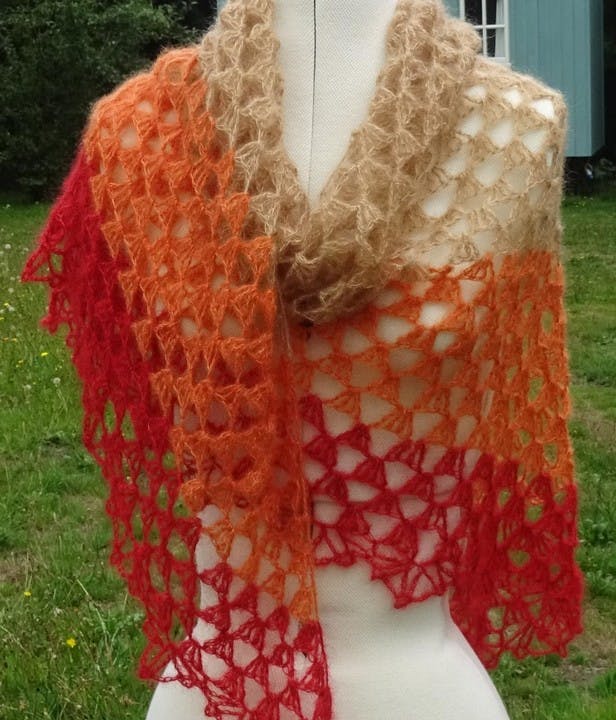 Pluming Lovely Shawl