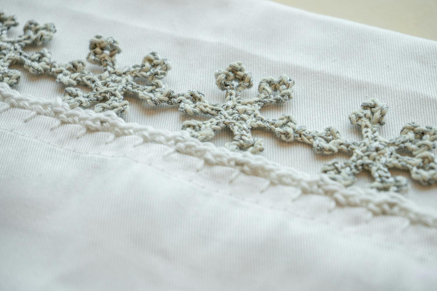 How to crochet tea towel edgings LoveCrafts