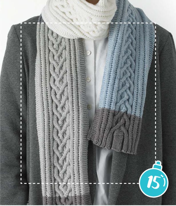 Heart Warming Scarf in MillaMia Naturally Soft Merino