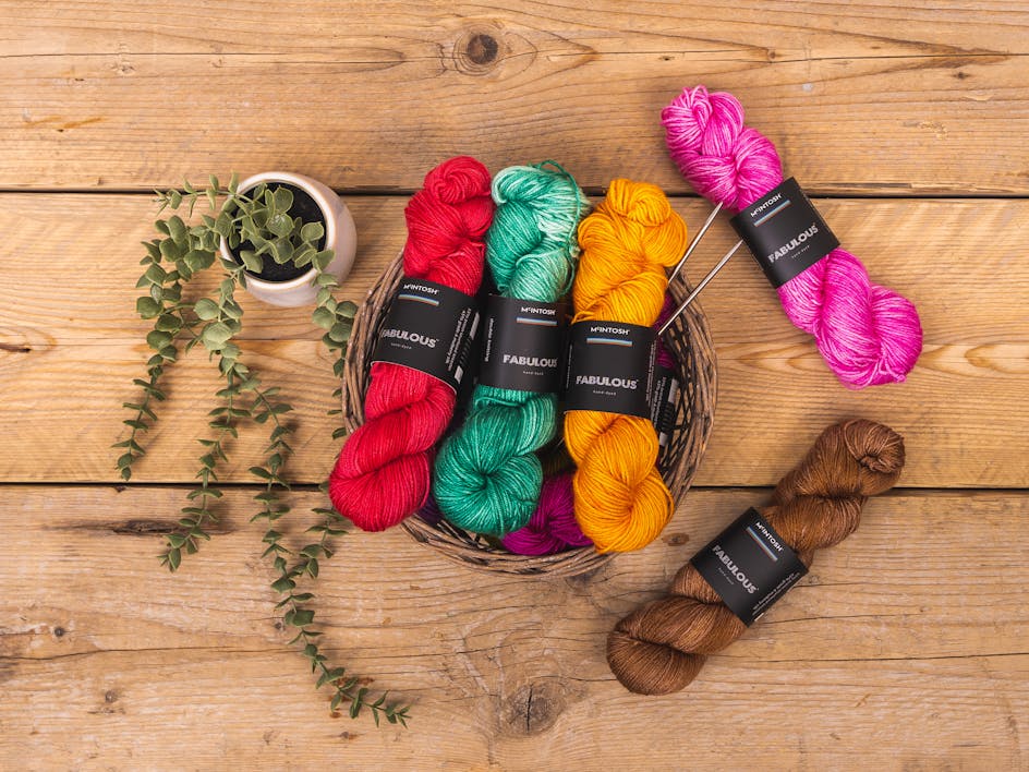 Introducing the gorgeous new yarns from McIntosh, plus founder James McIntosh shares how knitting saved his life