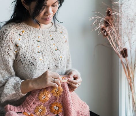 All-in-one Crochet Needles Set, 14 Pcs Soft Handle Knitting