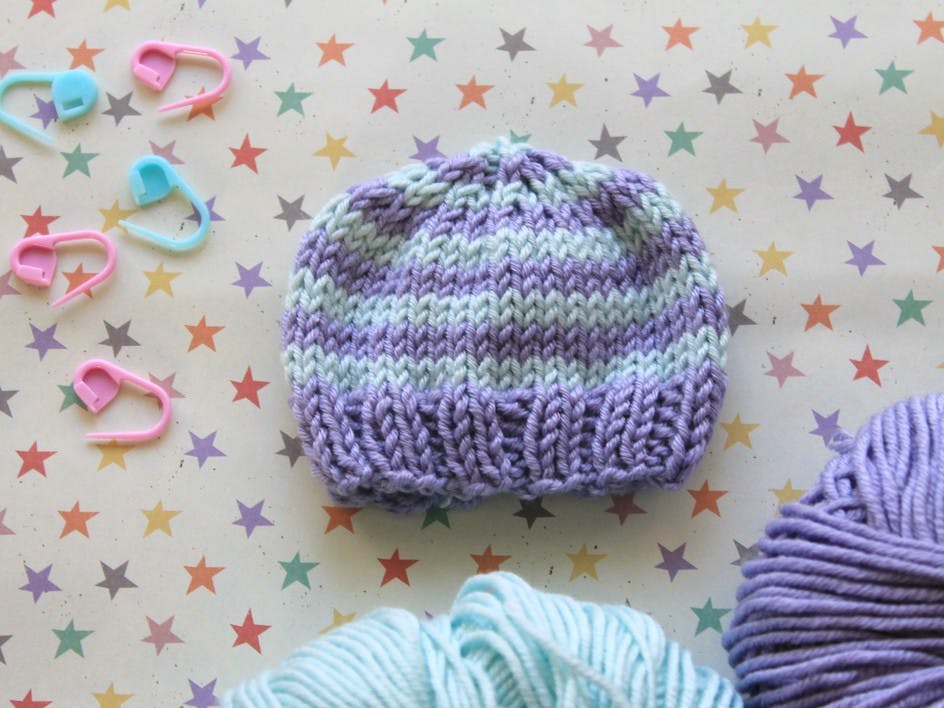 Knit by bit: the perfect preemie baby hat