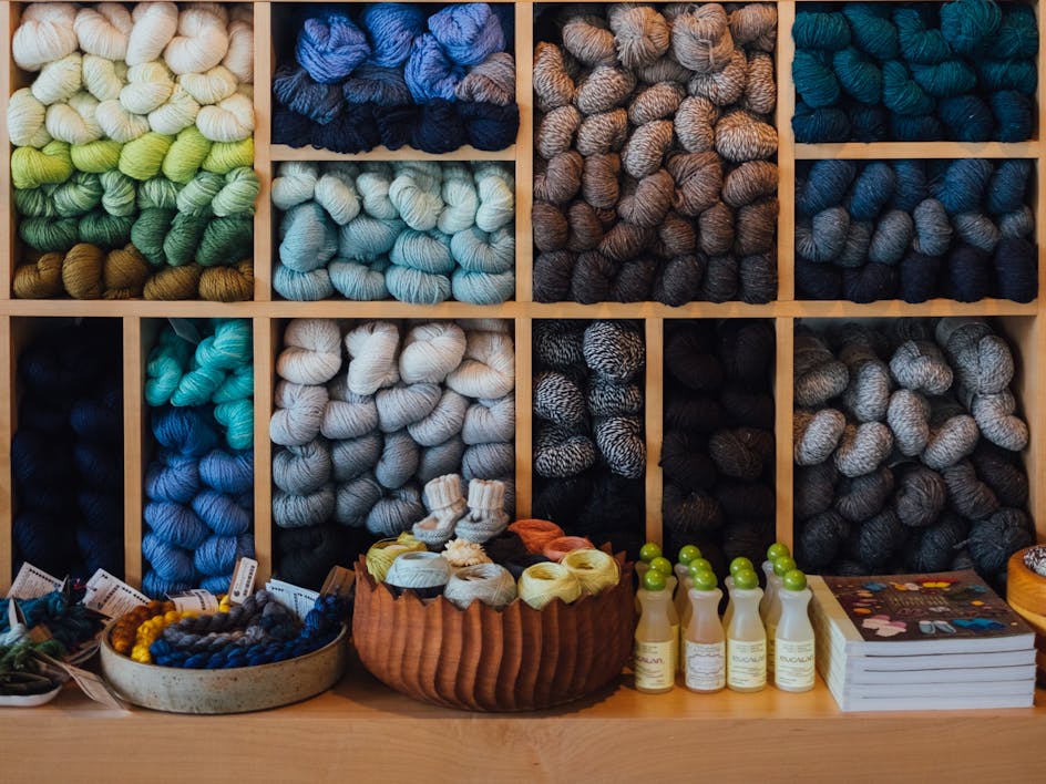 Knitting and crochet storage