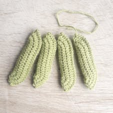 Crochet candelabra cactus, 4 complete pieces