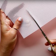 prepare your canvas for bargello