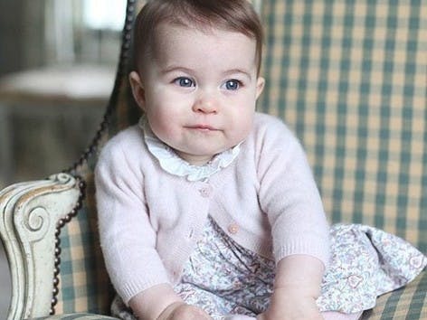 hrh princess charlotte first birthday cardigan