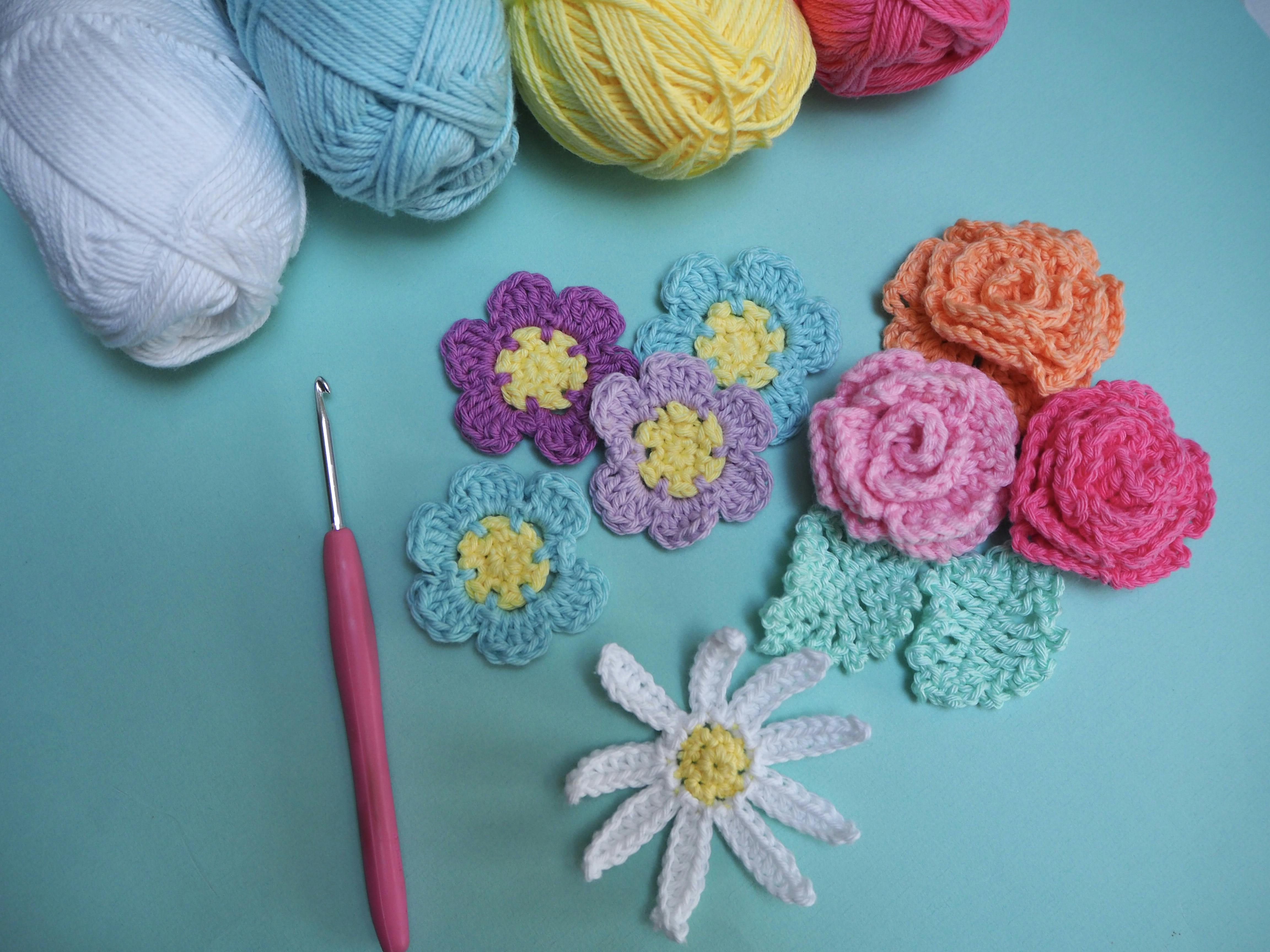 Make a beautiful Mother’s Day crochet floral wreath LoveCrafts