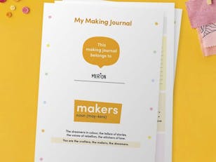 My Making Journal - Free Printable