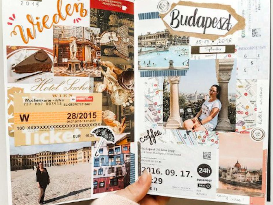 Be inspired by these 15 travel scrapbook ideas 