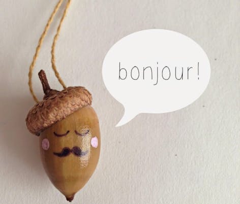Acorn necklace