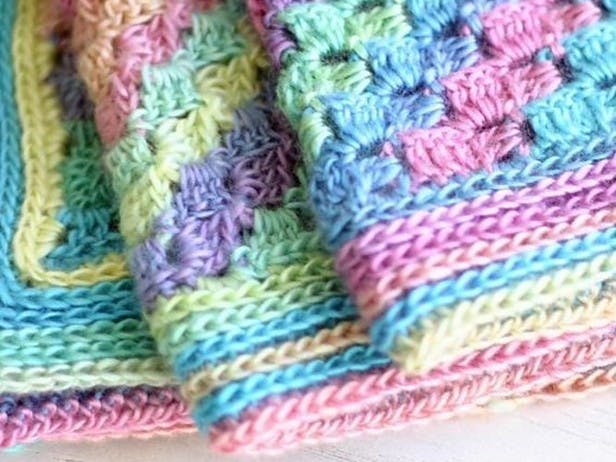 'Spring into Summer' Striped Crochet Blanket for Beginners