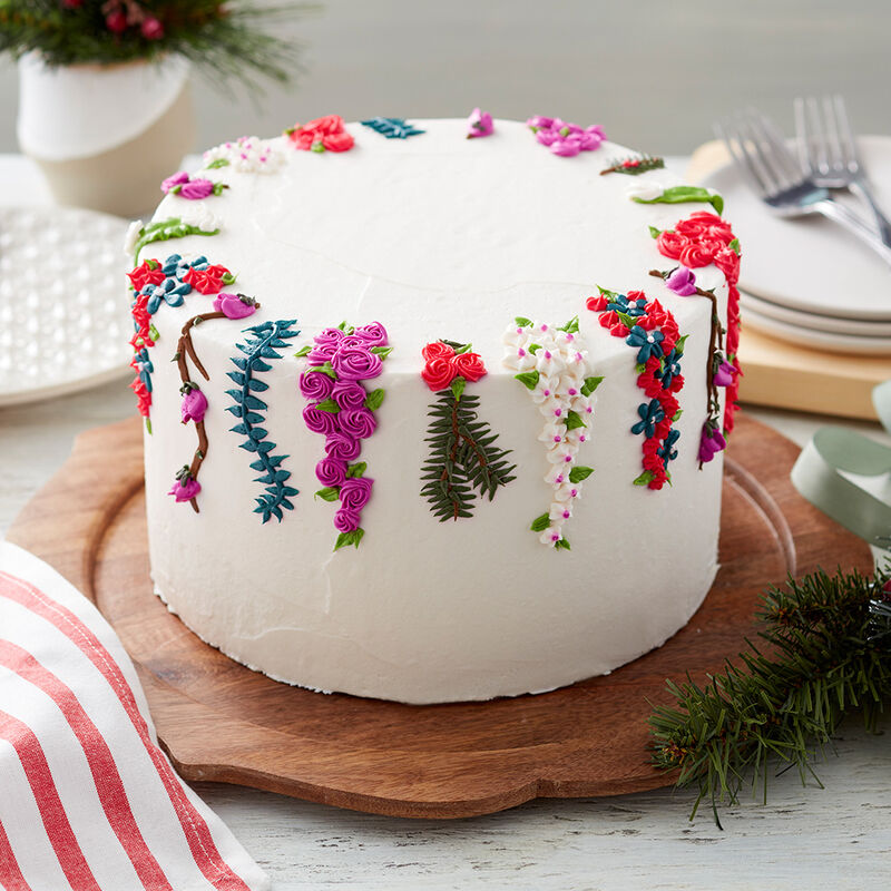 Vintage Christmas Cake Buttercream Class - Miss Biscuit