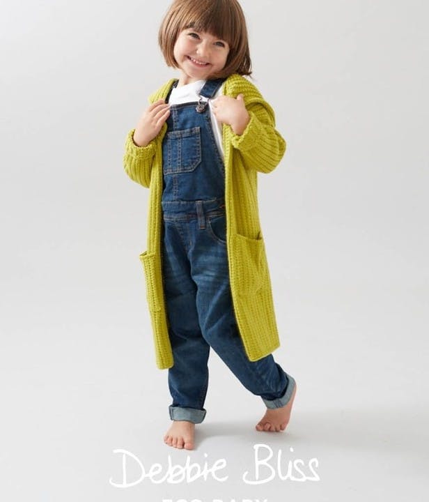 Halima Cardigan in Debbie Bliss Eco Baby