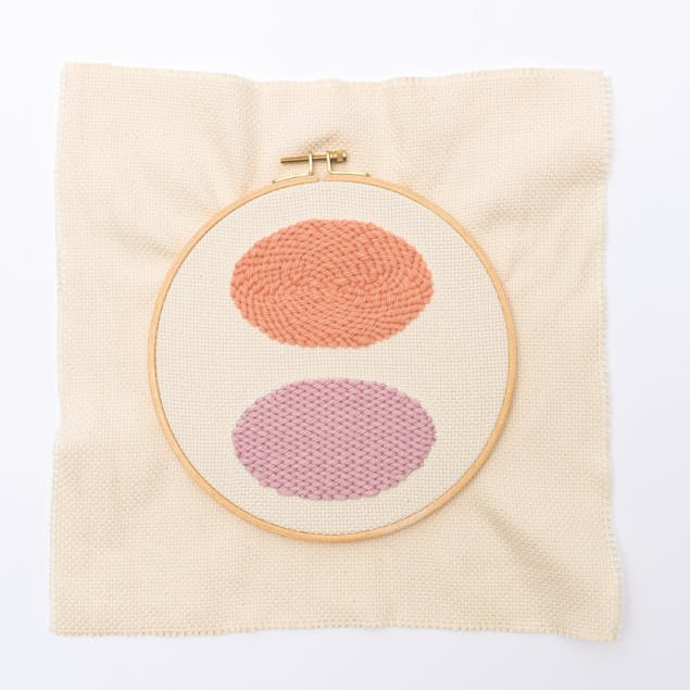 How to Punch Needle Embroider on Spoonflower Fabric