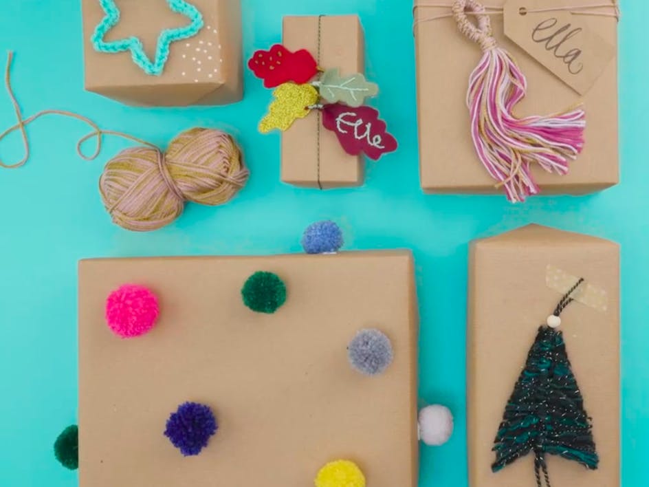 Perfect DIY wrapping and holiday gift tag ideas!