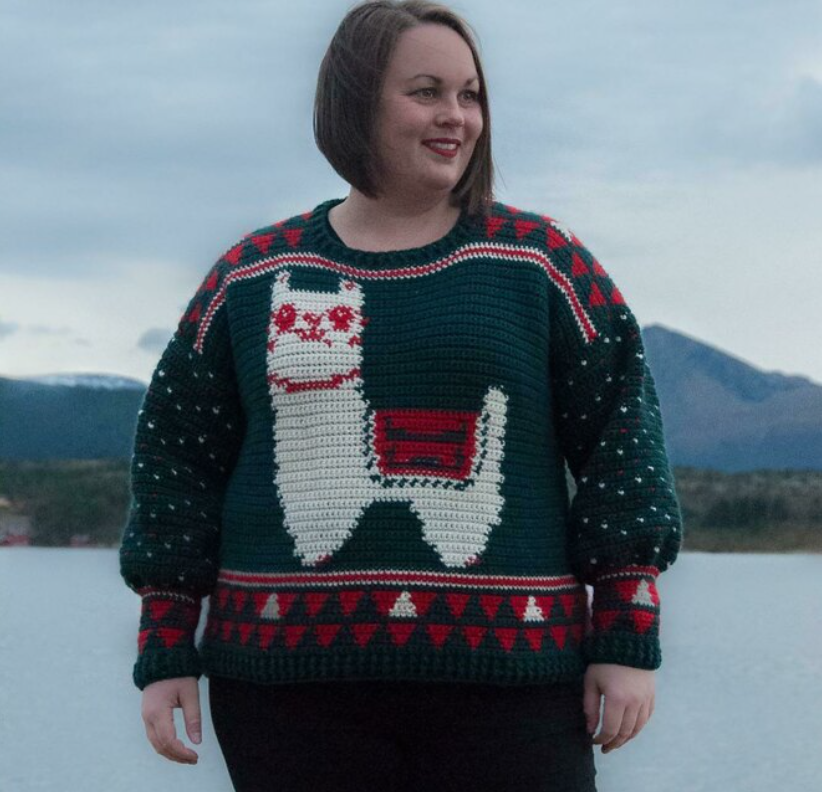 crochet christmas sweater pattern