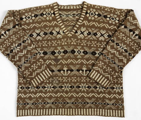 Shetland jumper from V&A